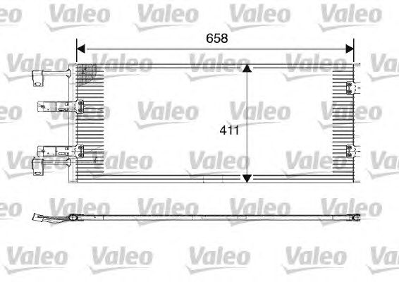 Радиатор кондиционера VALEO 817645