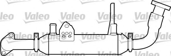 Радиатор, рециркуляция ОГ VALEO 817748
