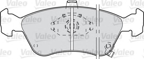 Гальмівні колодки VALEO 598478