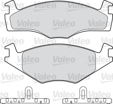 Тормозные колодки VALEO 598128
