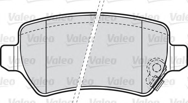 Тормозные колодки VALEO 598584