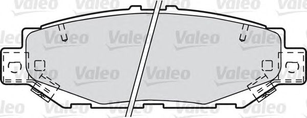 Тормозные колодки VALEO 601025