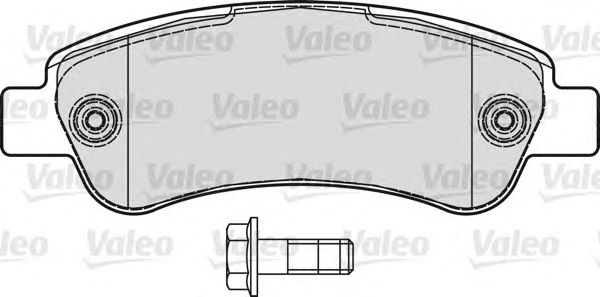Гальмівні колодки VALEO 598892