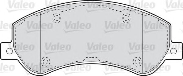Тормозные колодки VALEO 598816