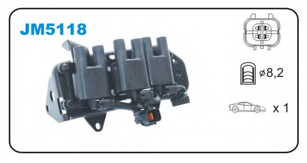 Катушка зажигания JANMOR JM5118