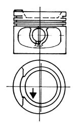 Поршень KOLBENSCHMIDT 93875600