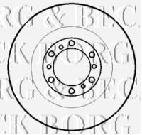 Гальмівний диск BORG & BECK BBD4301