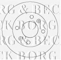 Тормозной диск BORG & BECK BBD4342