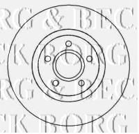 Гальмівний диск BORG & BECK BBD4452