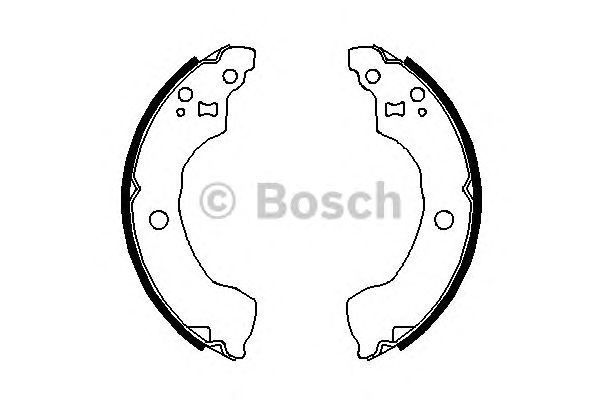 Тормозные колодки BOSCH 0 986 487 691