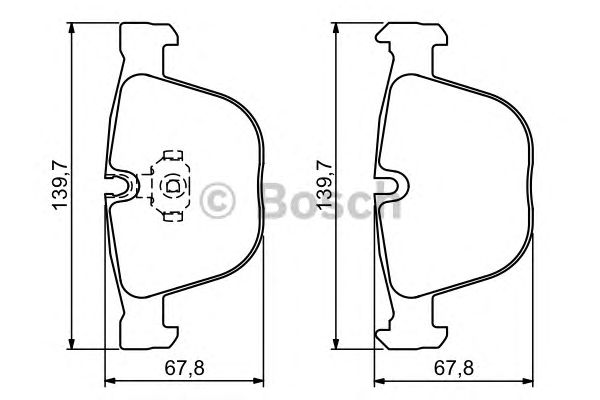 Тормозные колодки BOSCH 0 986 494 325