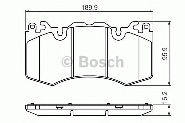 Тормозные колодки BOSCH 0 986 494 440