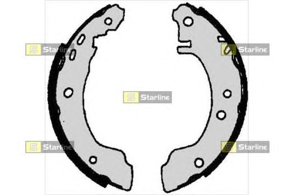 Тормозные колодки STARLINE BC 06780