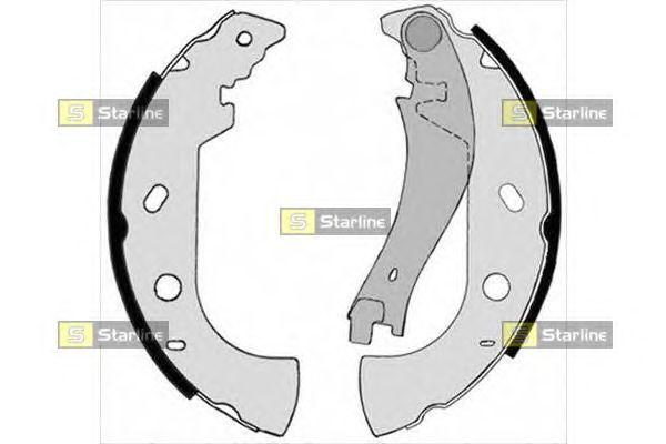 Тормозные колодки STARLINE BC 07250