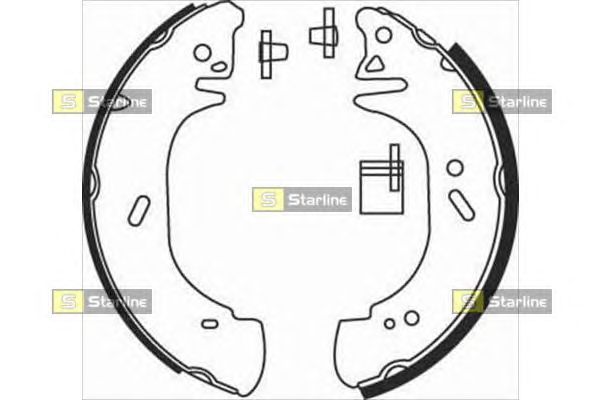 Тормозные колодки STARLINE BC 08440