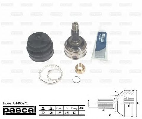Комплект ШРКШ PASCAL G14002PC