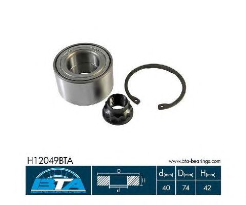 Ступичный подшипник BTA H12049BTA