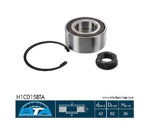 Ступичный подшипник BTA H1C015BTA