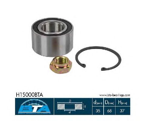 Ступичный подшипник BTA H1S000BTA