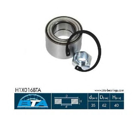 Ступичный подшипник BTA H1X016BTA
