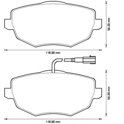 Тормозные колодки BENDIX 573211B