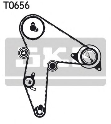 Комплект ремня ГРМ SKF VKMA 06502