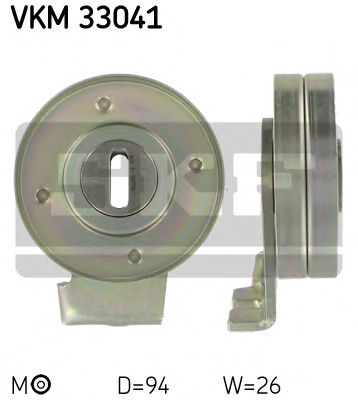 Натяжной ролик поликлинового ремня SKF VKM 33041
