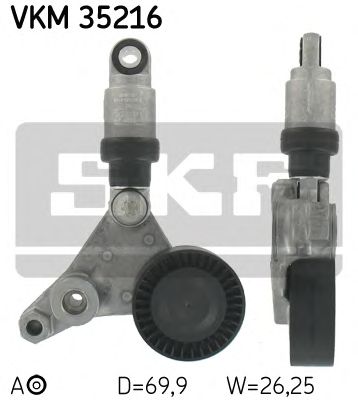 Натяжной ролик поликлинового ремня SKF VKM 35216