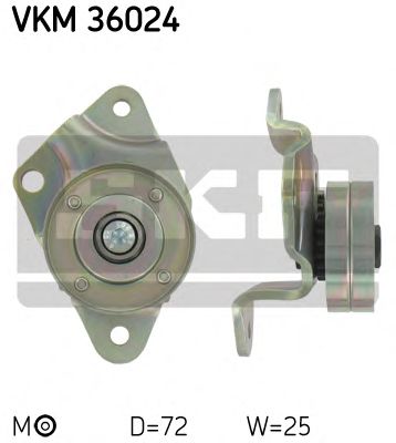 Натяжной ролик поликлинового ремня SKF VKM 36024