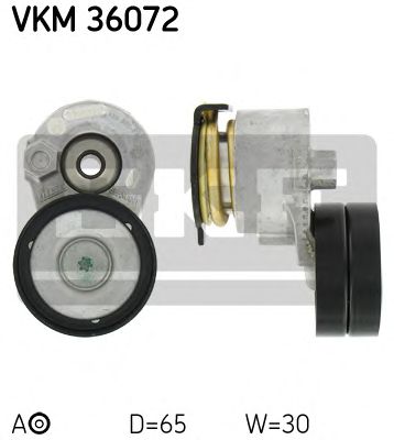 Натяжной ролик поликлинового ремня SKF VKM 36072