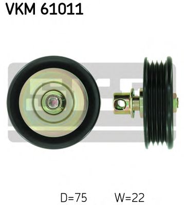 Направляющий / паразитный ролик поликлинового ремня SKF VKM 61011