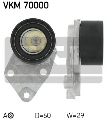 Натяжной ролик ремня ГРМ SKF VKM 70000