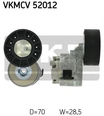 Натяжной ролик поликлинового ремня SKF VKMCV 52012