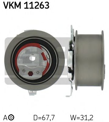 Натяжной ролик ремня ГРМ SKF VKM 11263