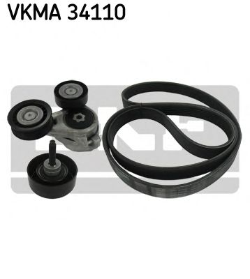 Комплект поликлинового ремня SKF VKMA 34110