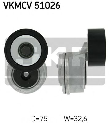 Натяжной ролик поликлинового ремня SKF VKMCV 51026