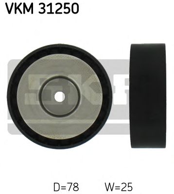 Направляющий / паразитный ролик  поликлинового ремня SKF VKM 31250