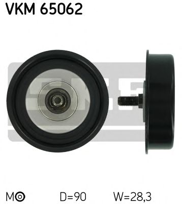 Натяжной ролик поликлинового ремня SKF VKM 65062
