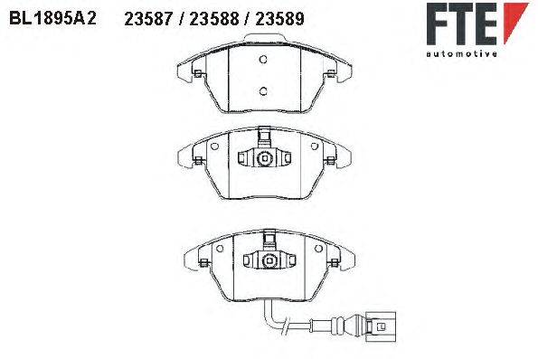 Тормозные колодки FTE BL1895A2