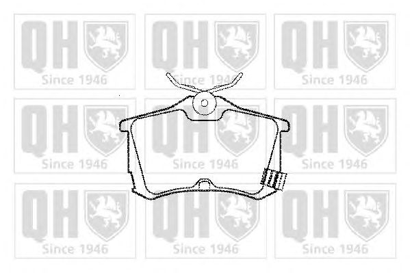 Тормозные колодки QUINTON HAZELL BP1093
