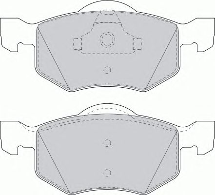 Тормозные колодки FERODO FDB1571