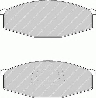 Тормозные колодки FERODO FVR321