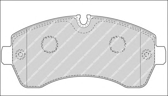 Тормозные колодки FERODO FVR4470