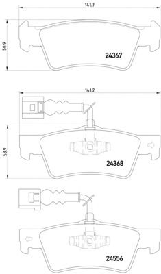 Тормозные колодки MINTEX MDB2822