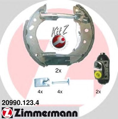 Тормозные колодки ZIMMERMANN 20990.123.4