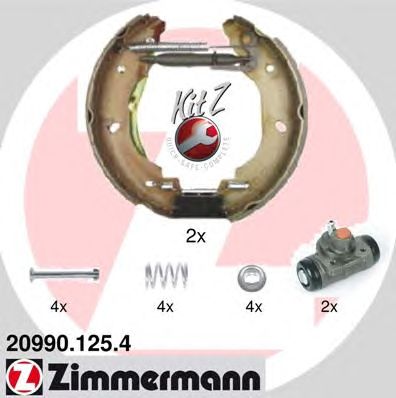 Тормозные колодки ZIMMERMANN 20990.125.4