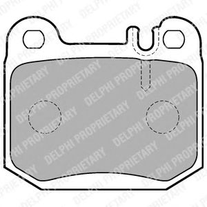 Тормозные колодки DELPHI LP1705