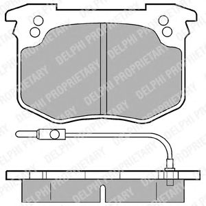 Тормозные колодки DELPHI LP175