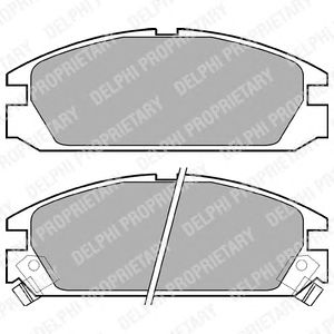 Тормозные колодки DELPHI LP525
