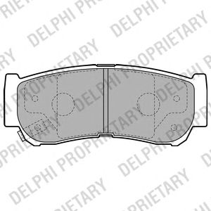 Гальмівні колодки DELPHI LP2049
